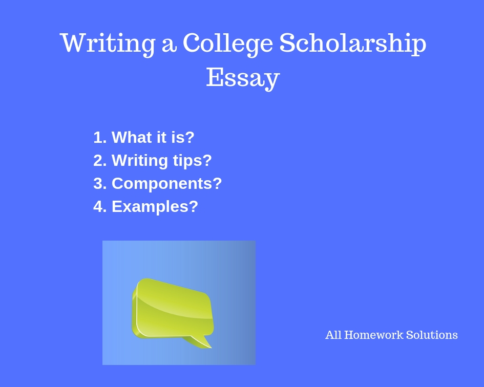 college scholarship essay help